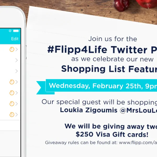 Flipp has a new Shopping List – Join the #Flipp4Life Twitter Party