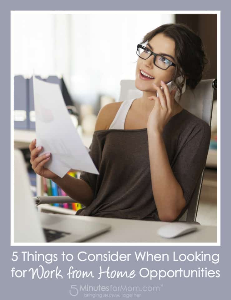5 Things to Consider When Looking for Work-From-Home Opportunities - 5