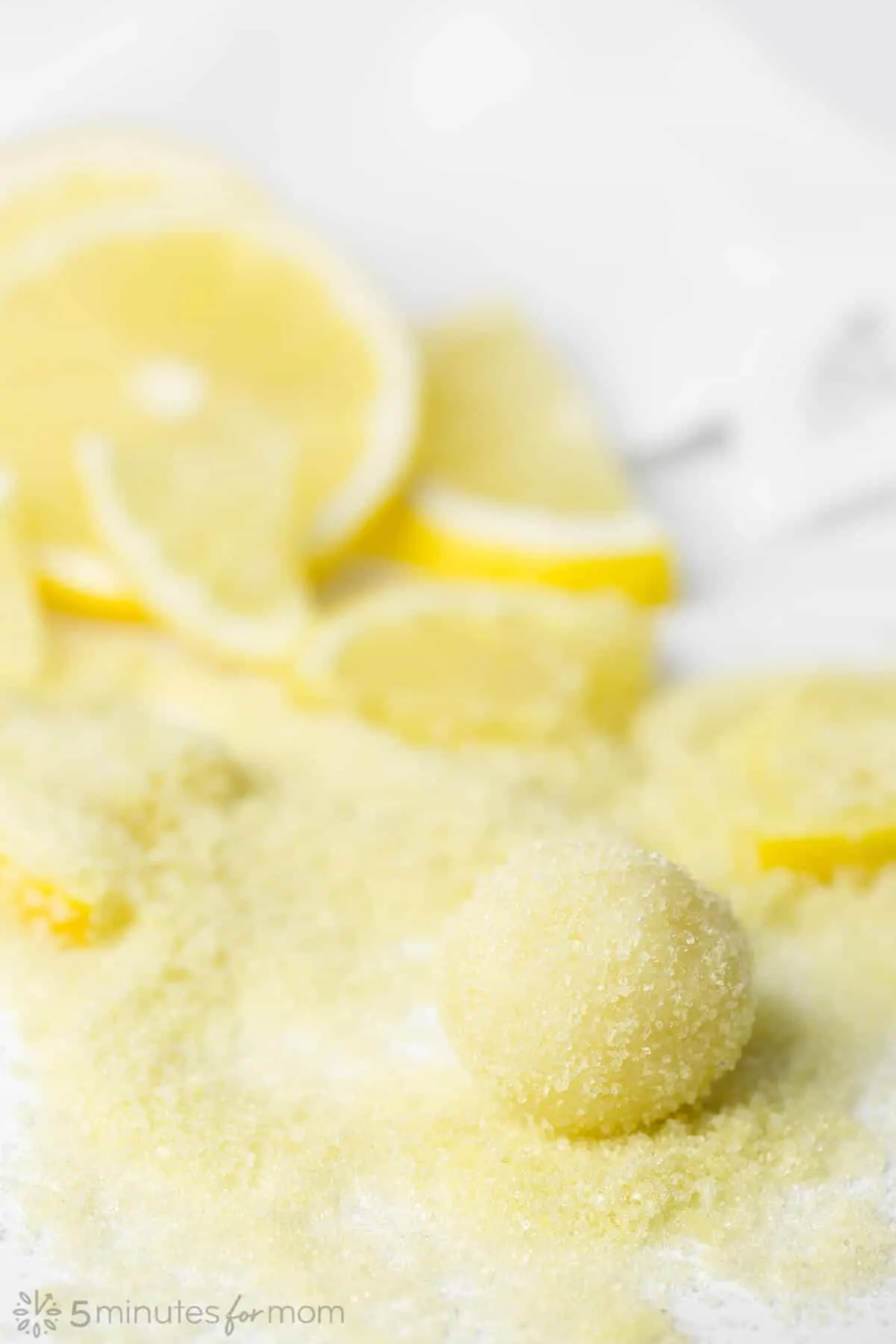 White Chocolate Truffles with Lemon Sugar Recipe