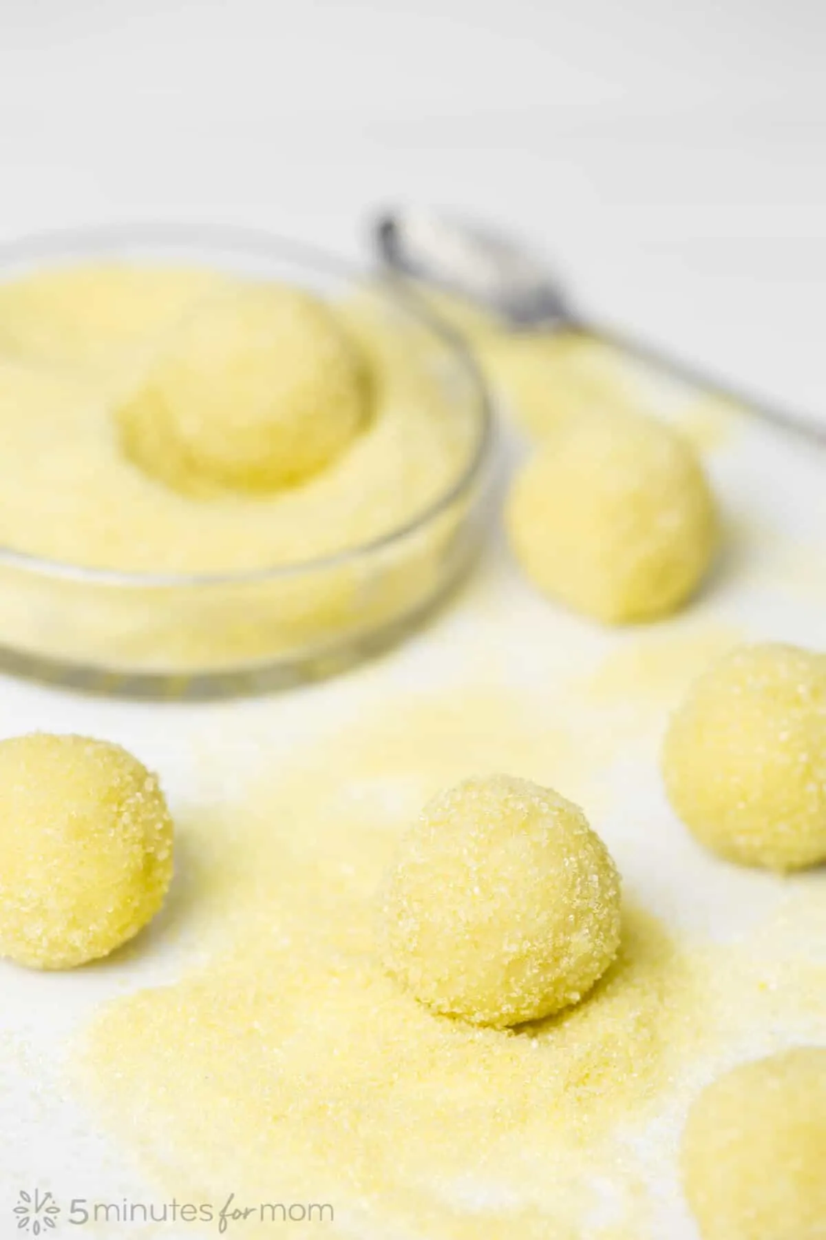 lemon sugar white chocolate truffles