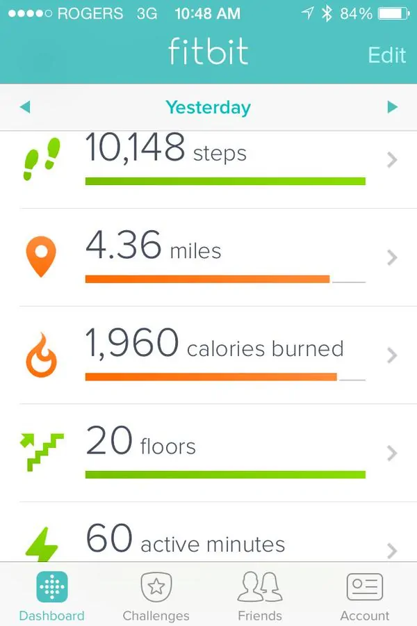 Telus Fitbit Steps