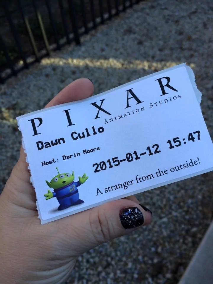 Pixar Name Badge