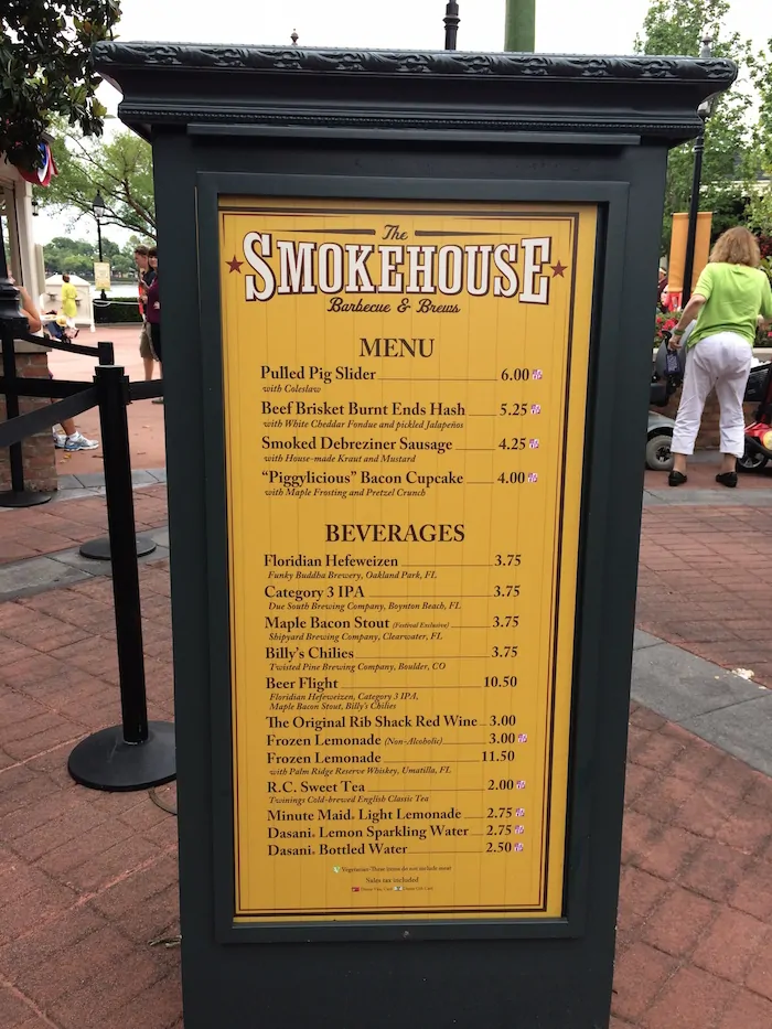 EPCOT - Smokehouse Outdoor Kitchen