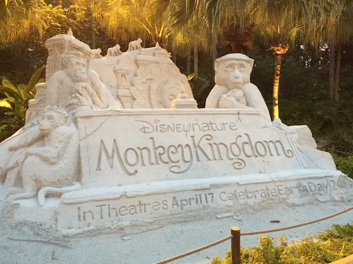 Monkey Kingdom Sand Scuplture