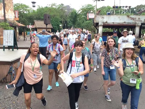 Team 5 Walking Through Disney's Animal Kingdom