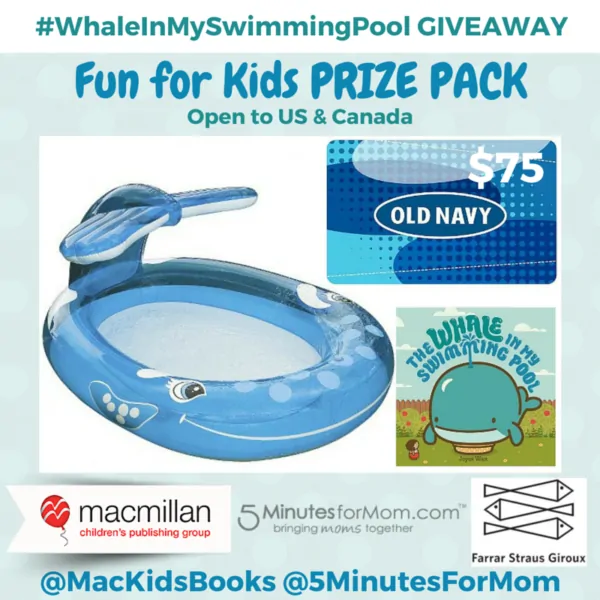 Celebrating the #WhaleInMySwimmingPool Book Launch – PRIZE PACK #Giveaway