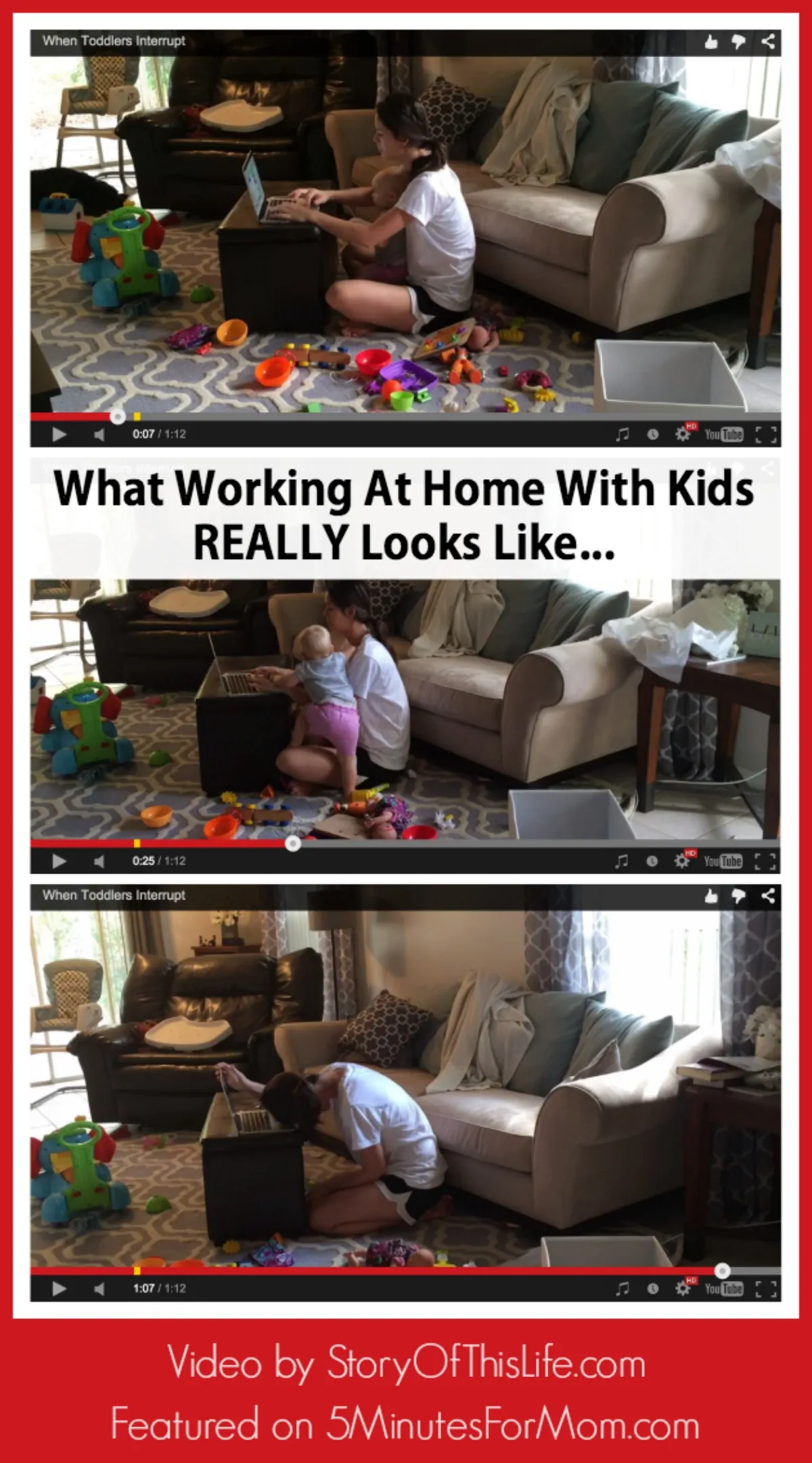 What Working At Home With Kids Really Looks Like