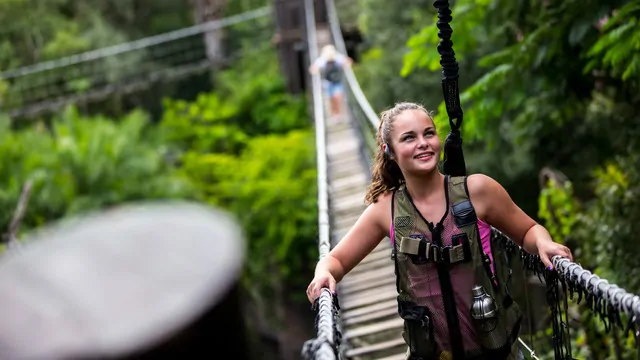 Wild Africa Trek Rope Bridge