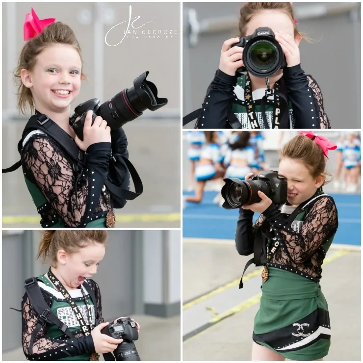 girl photographing