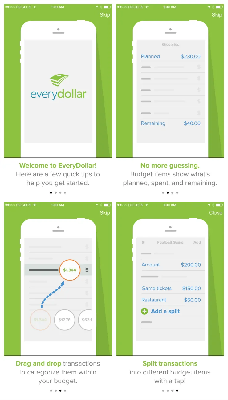 EveryDollar Mobile App