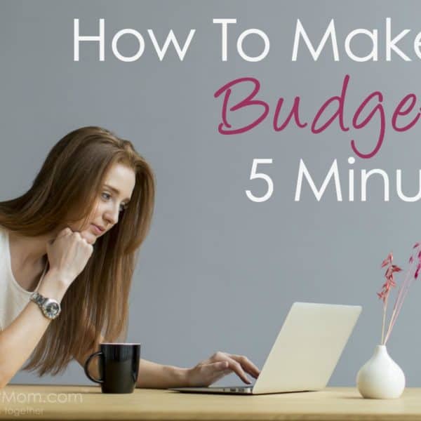 How To Make A Budget In 5 Minutes and Make EveryDollar Work For You