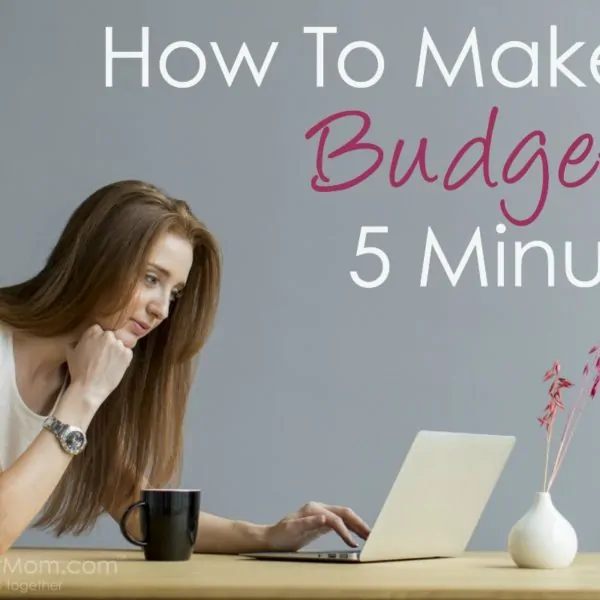 How To Make A Budget In 5 Minutes and Make EveryDollar Work For You