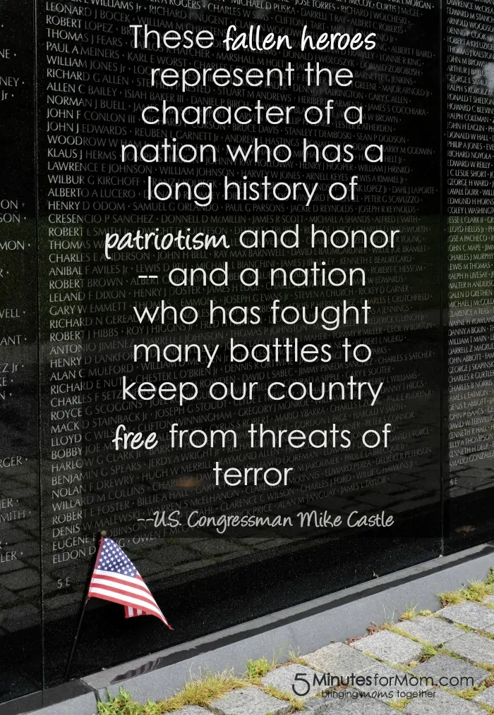 Memorial Day Castle Quote