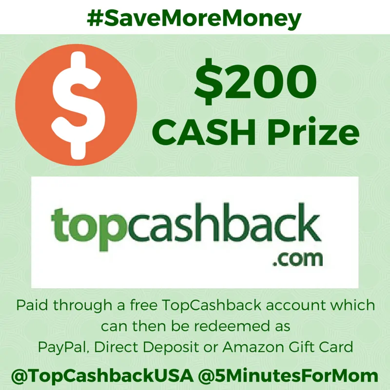 TopCashBack Giveaway Prize