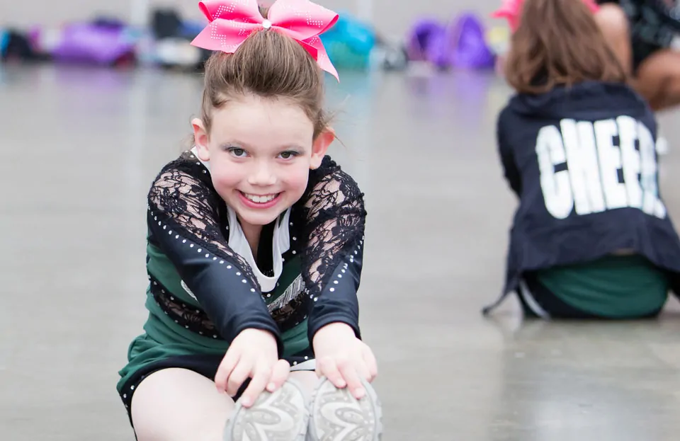 Cheerleading is a great team sport for kids