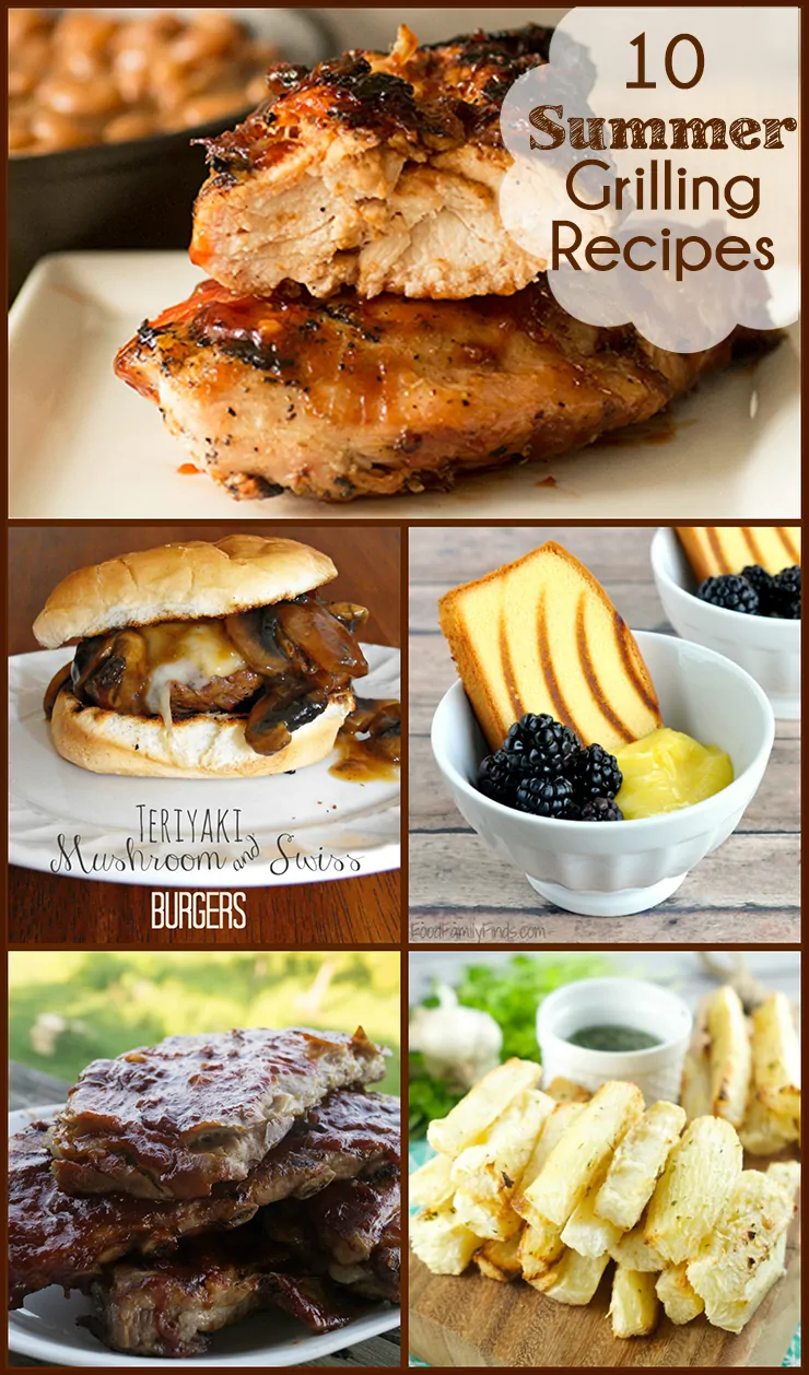 10 Summer Time Grilling Recipes that will make your mouth water.