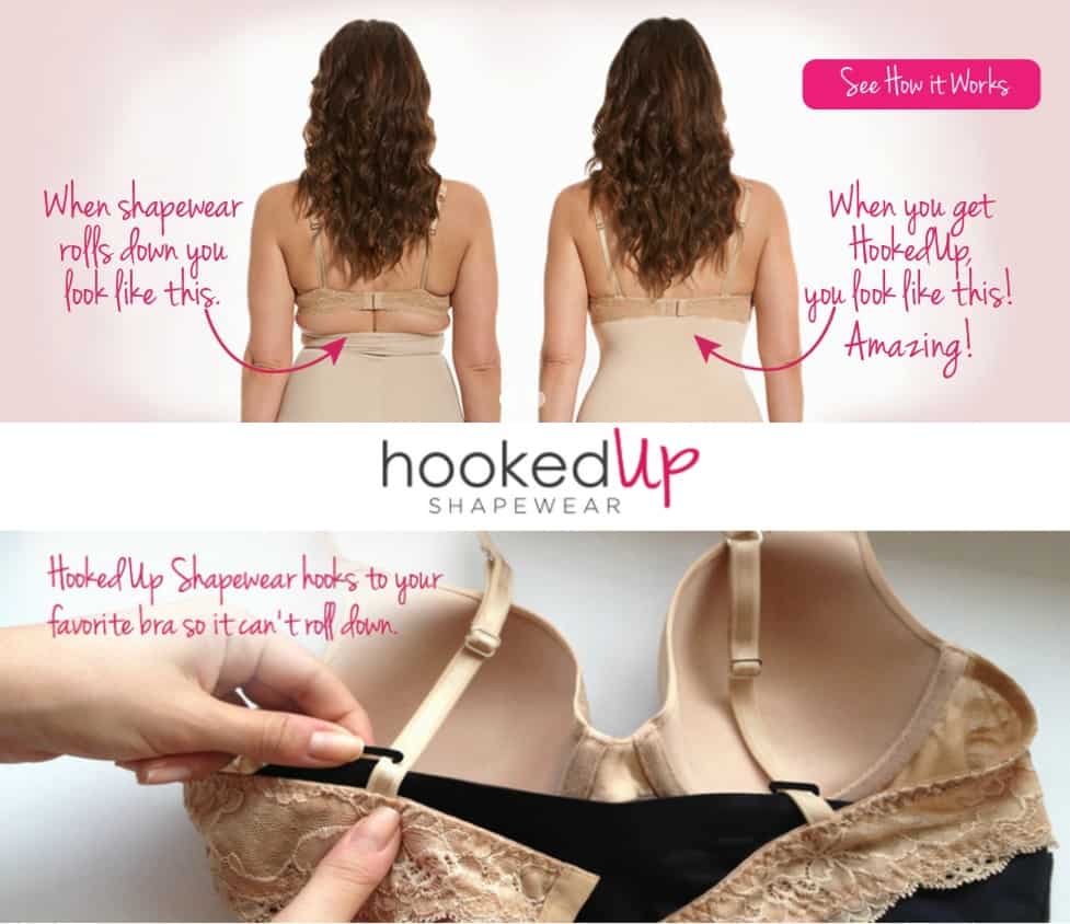 HookedUp Shapewear - No More Roll Down - No More Back Fat - 5