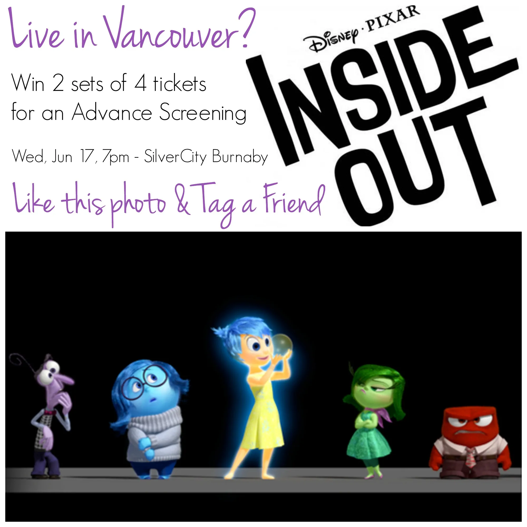 Inside Out Advance Screening Giveaway