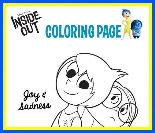 Inside Out Coloring Sheets