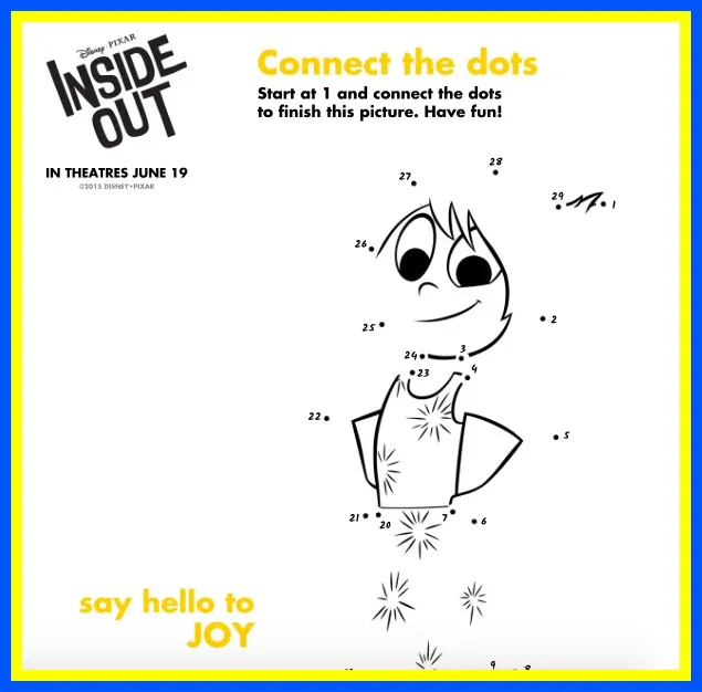 Inside Out Connect the Dots