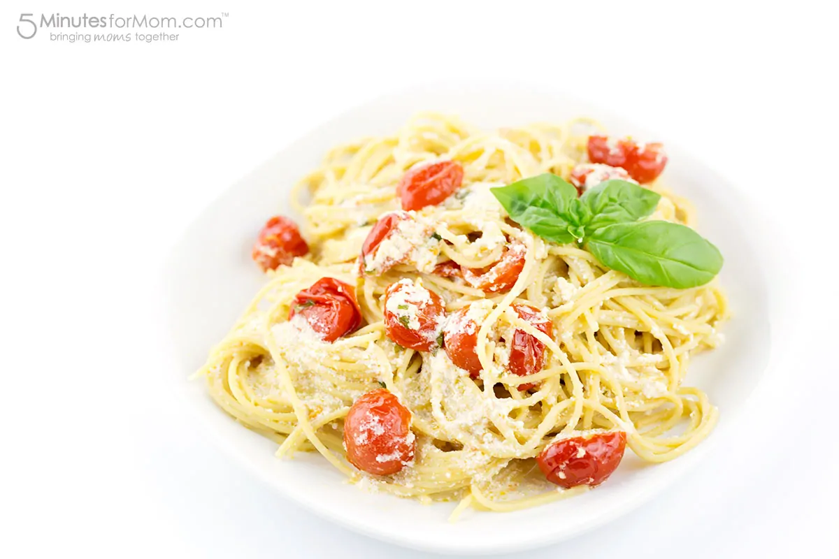 Spaghetti Con Ricotta E Pomodorini