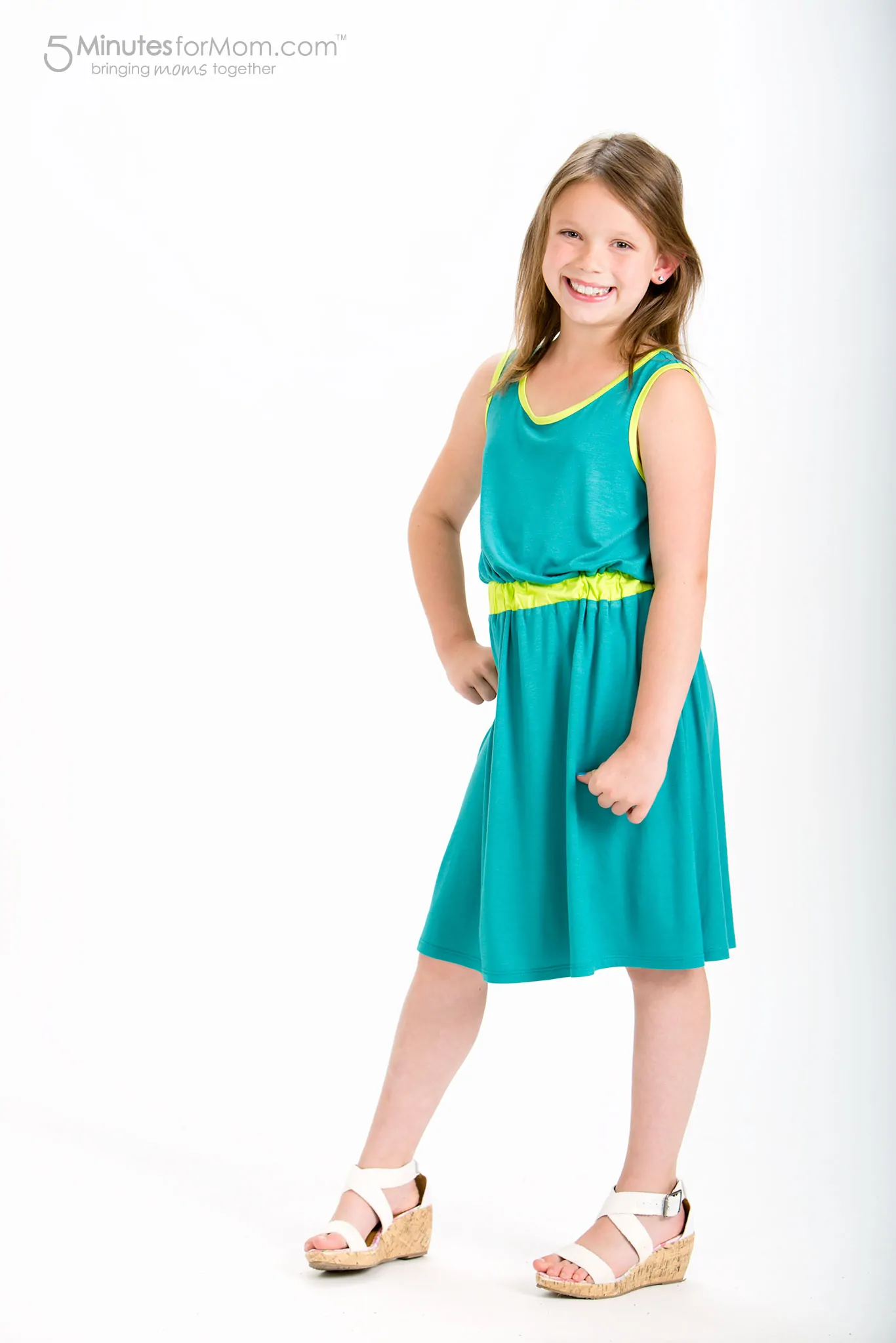 Evelyn Alex - Clothes for Tween Girls - Green Dress for Tweens