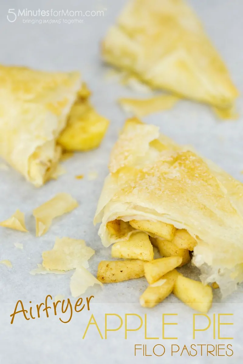 Airfryer Apple Pie Filo Pastries