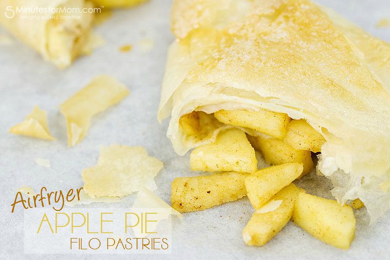 Airfryer Apple Pie Filo Pastries Recipe