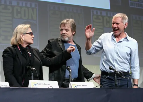 Comic-Con 2015 Carrie, Mark, Harrison