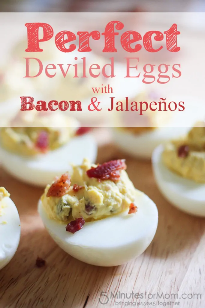 Perfect Deviled Eggs with Bacon & Jalapeno