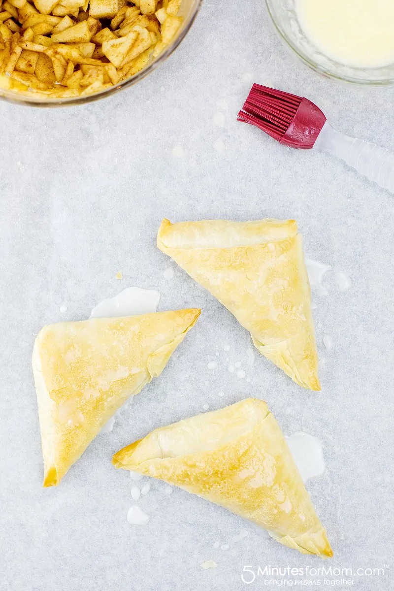 Airfryer Apple Pie Filo Pastries