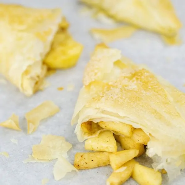 Airfryer Apple Pie Filo Pastries