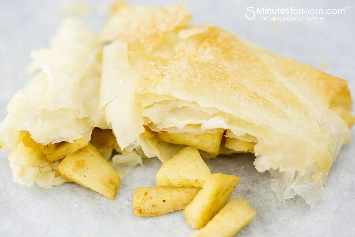 Airfryer Apple Pie Filo Pastries