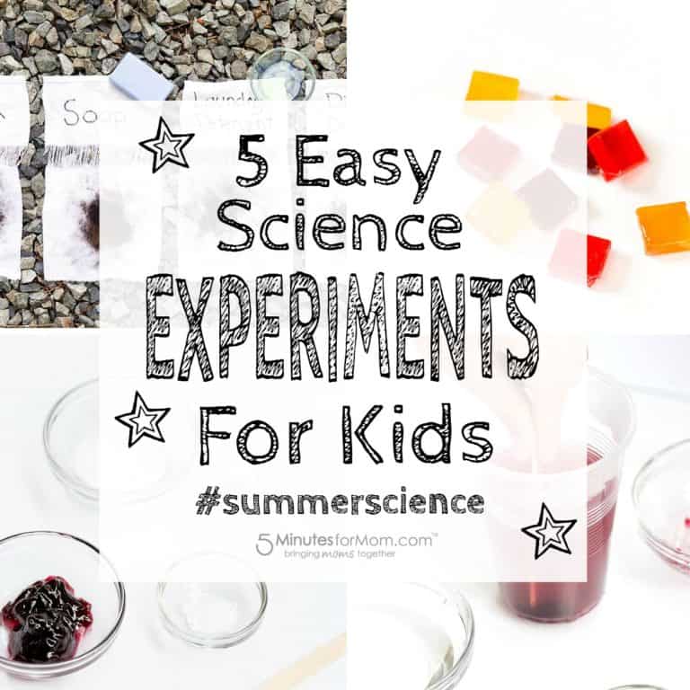 Summer Science For Kids - Fun Kids Science Experiments
