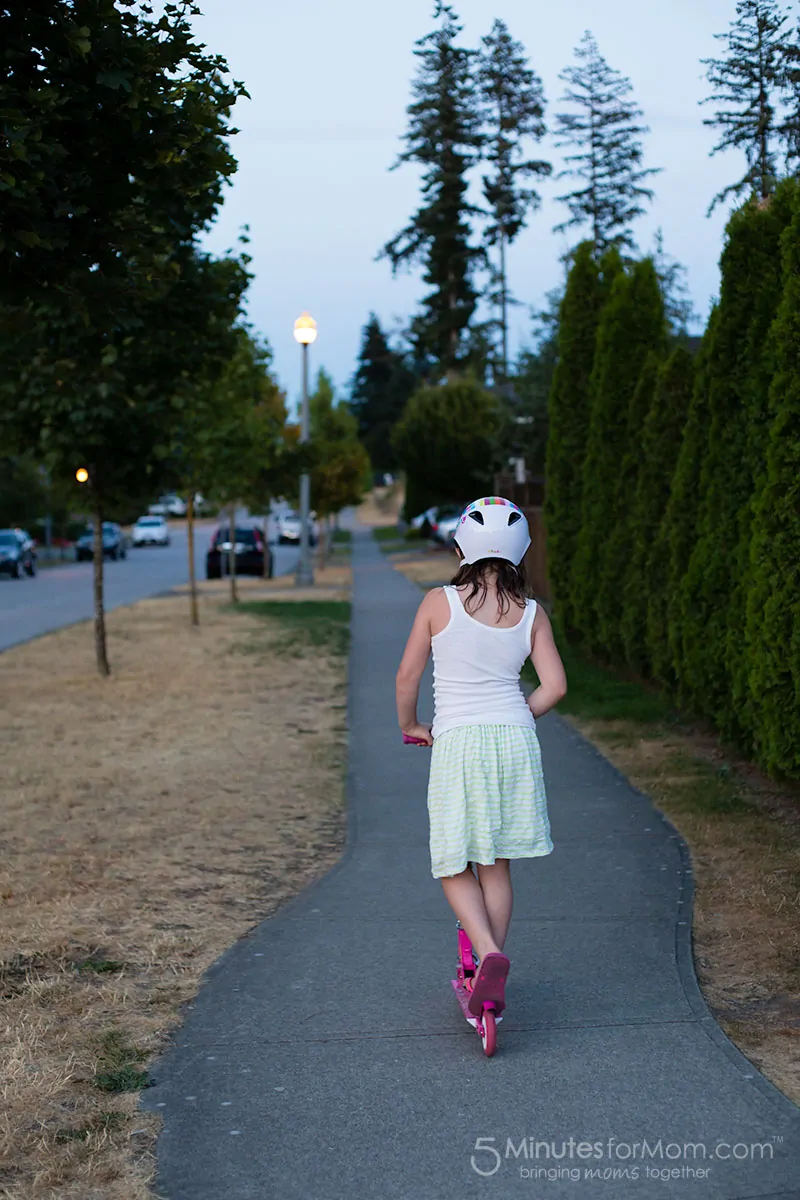 Summer Night Scooter Ride