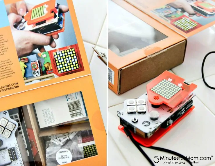 A DIY Gamer Kit for kids that teaches them coding