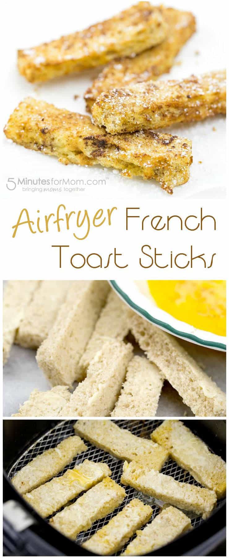 Airfryer French Toast Sticks - Easy Air Fryer Recipe