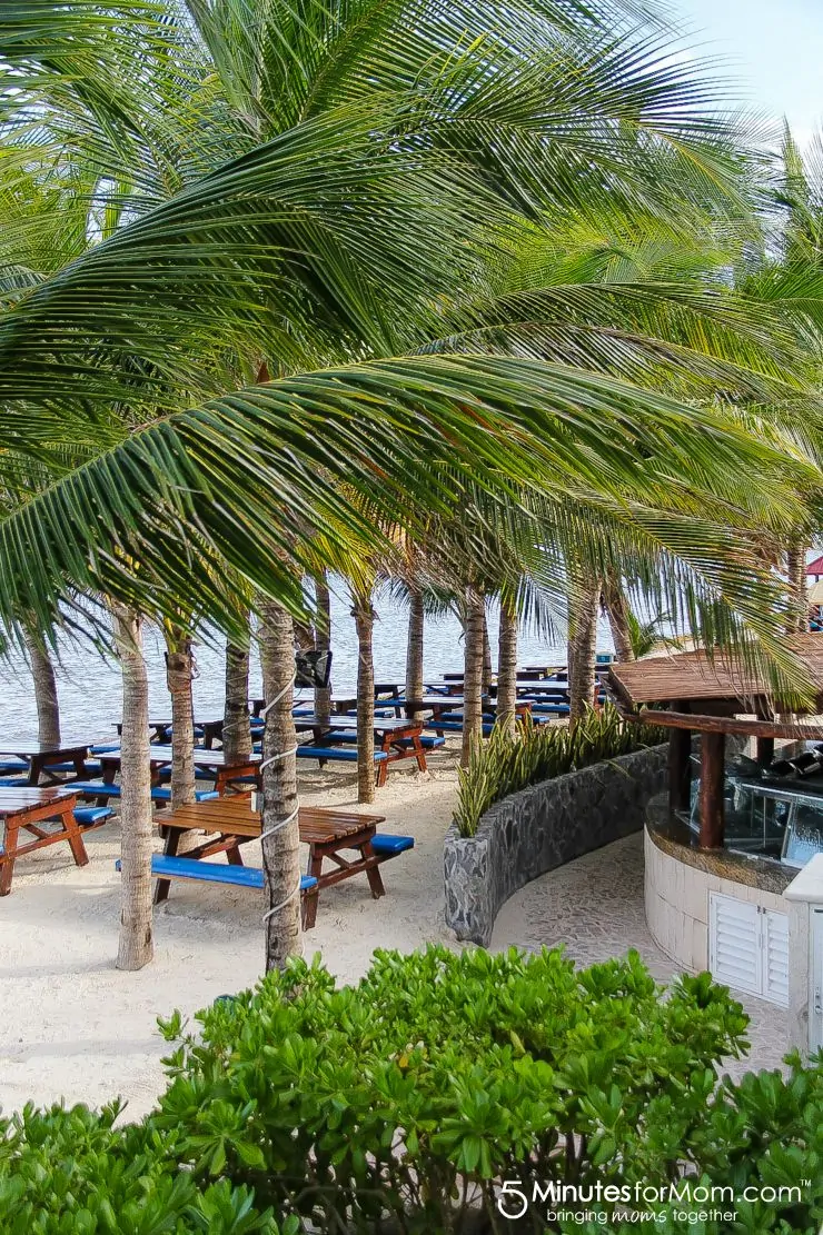 Beach picnic area at Azul Sensatori Riviera Maya Mexico