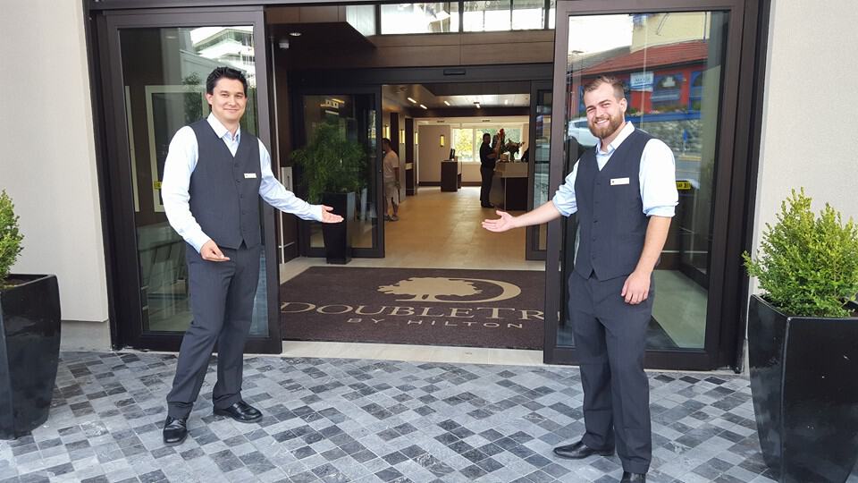 DoubleTree Victoria Welcoming Staff