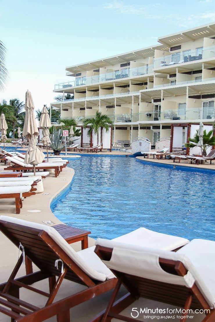 Hotel rooms and pools at the Azul Sensatori Riviera Maya Mexico
