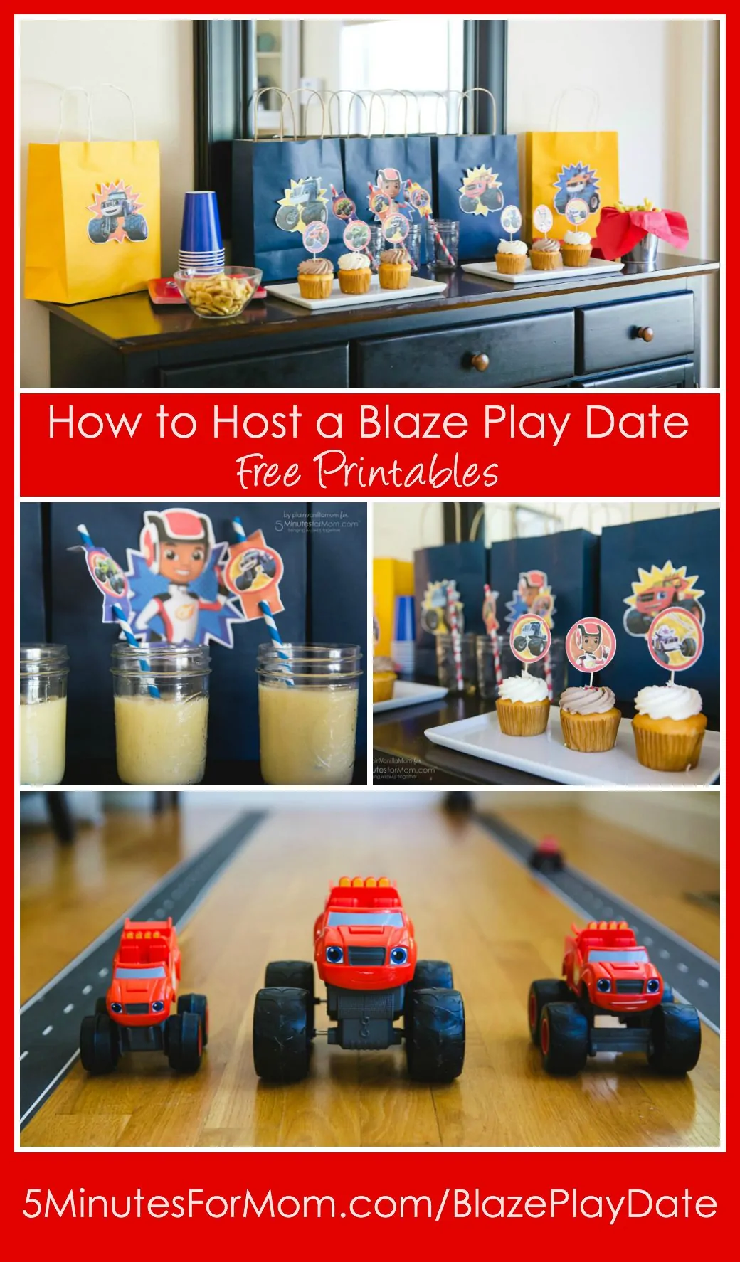 How to Host a Blaze Play Date with Free Printables