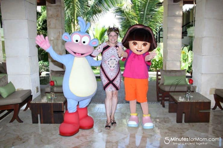 Meet Dora and Boots at Azul Hotels Riviera Maya Mexico