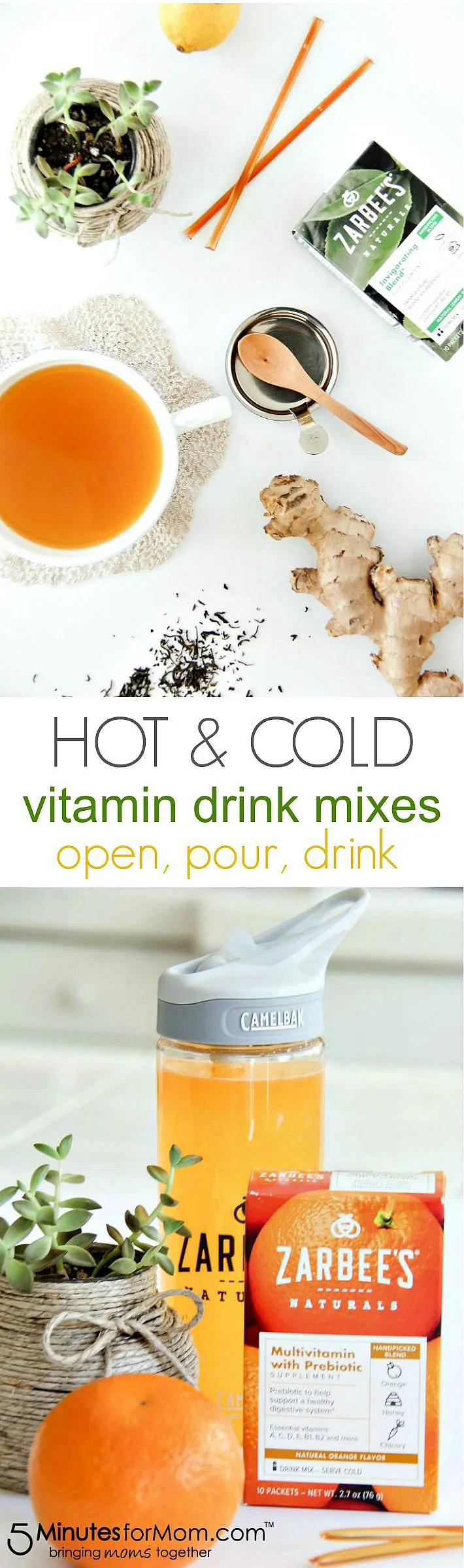 Take better care of yourself with the NEW hot and cold vitamin drink mixes from Zarbees