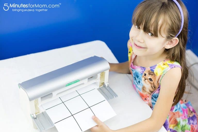 DIY Tic Tac Toe Board with Xyron Creative Station 5 Minutes