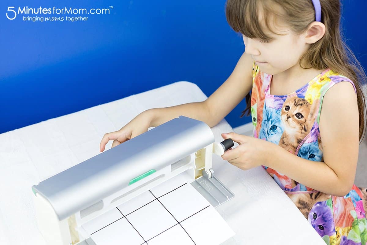 DIY Magnetic Tic Tac Toe Board with Xyron Creative Station