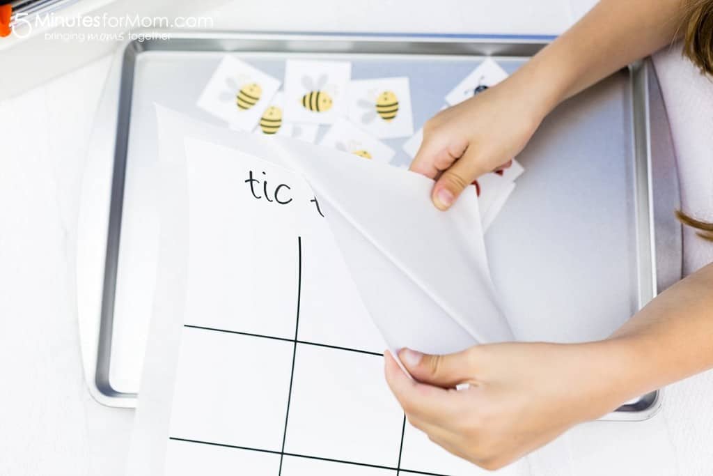 DIY Tic Tac Toe Board with Xyron Creative Station 5 Minutes