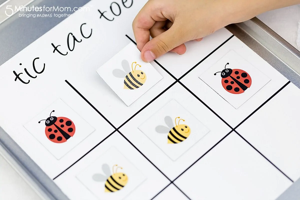 DIY Magnetic Tic Tac Toe Board with Xyron Creative Station