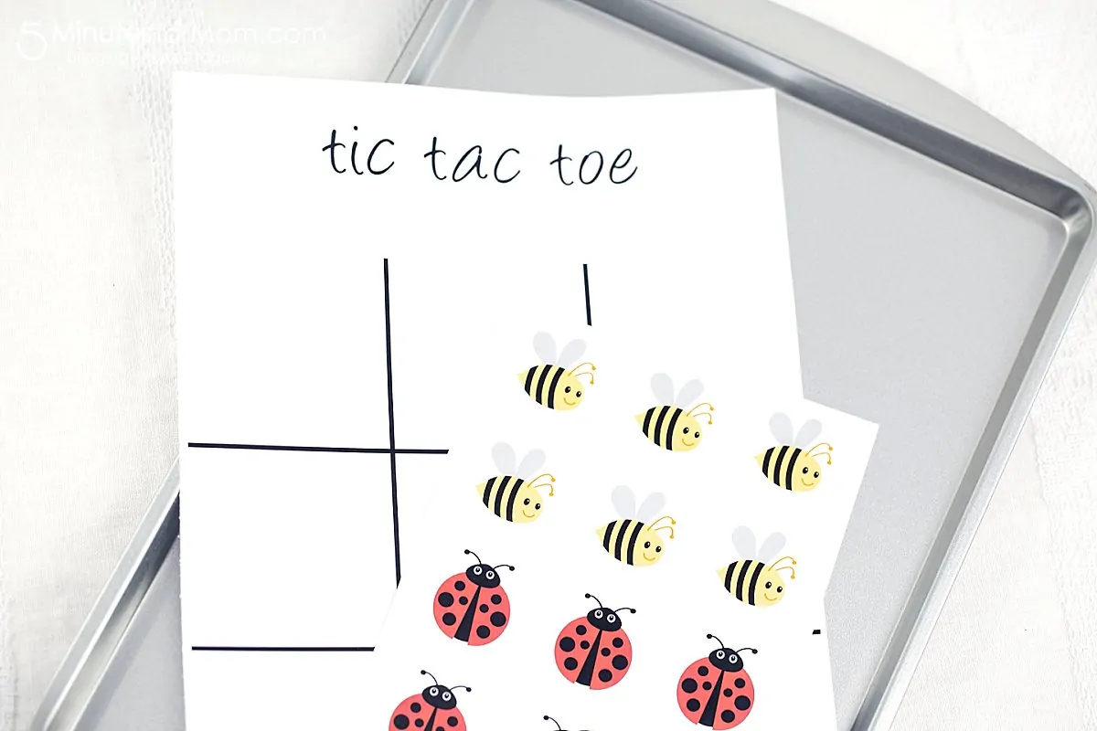 DIY Magnetic Tic Tac Toe Board with Xyron Creative Station