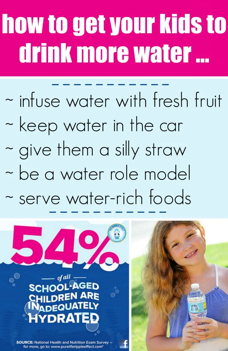 Encourage your kids to drink more water with these tips