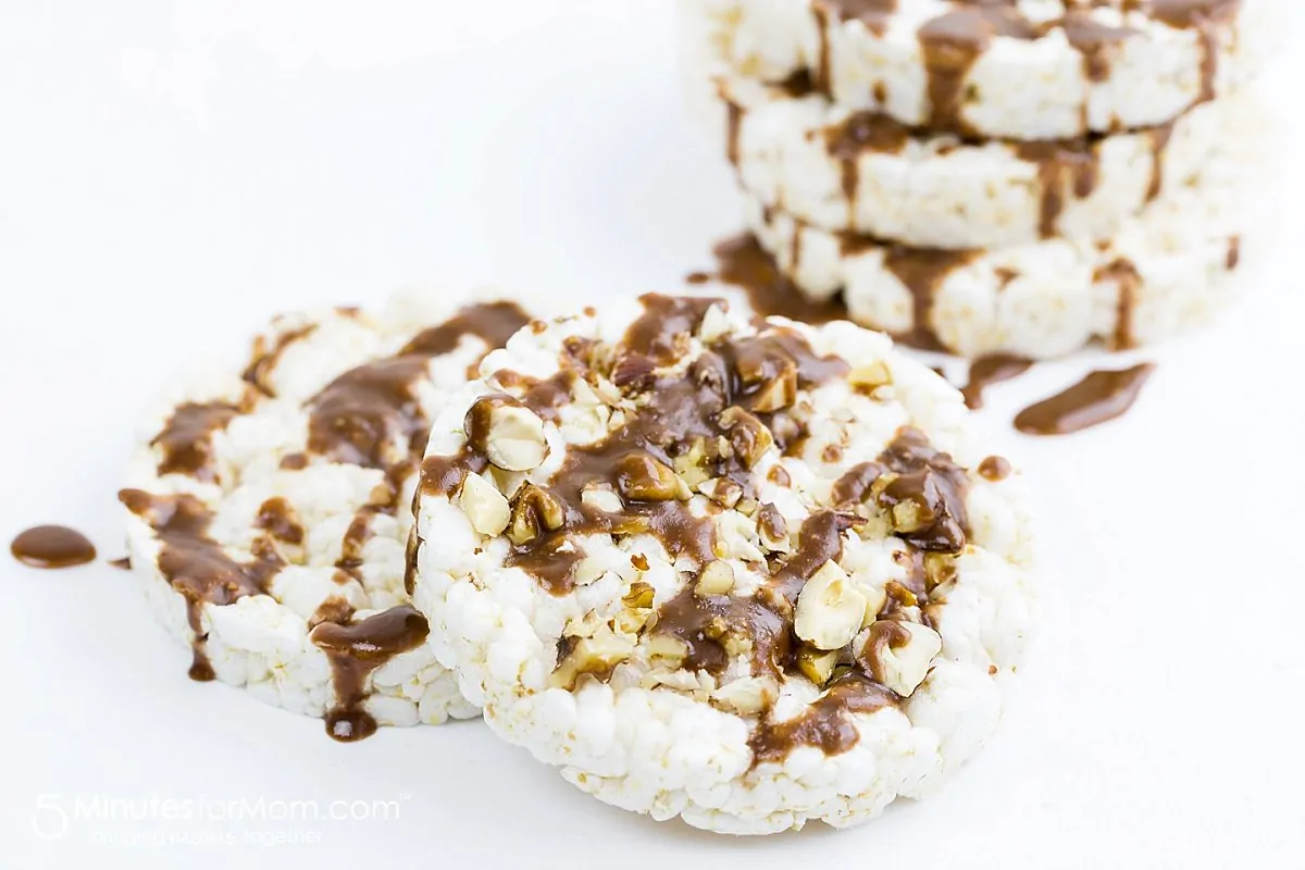 Peanut Butter Chocolate Rice Cakes